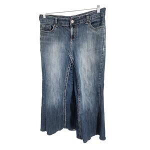 Maurices Denim Long Maxi Jean Skirt Womens Size 11 / 12 Y2K